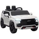 Electric Ride on Car 12V Kids Ride-on Toy, White