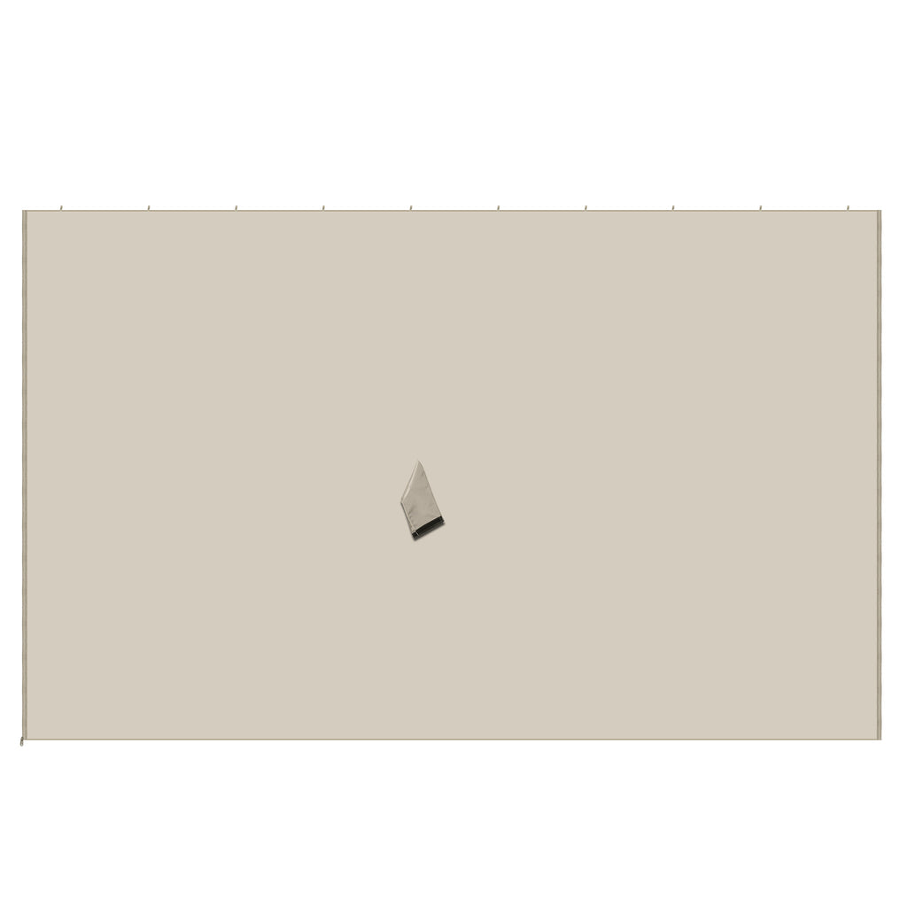 9.84' x 11.8' Gazebo Sidewall Set with Hooks/C-Rings, Beige