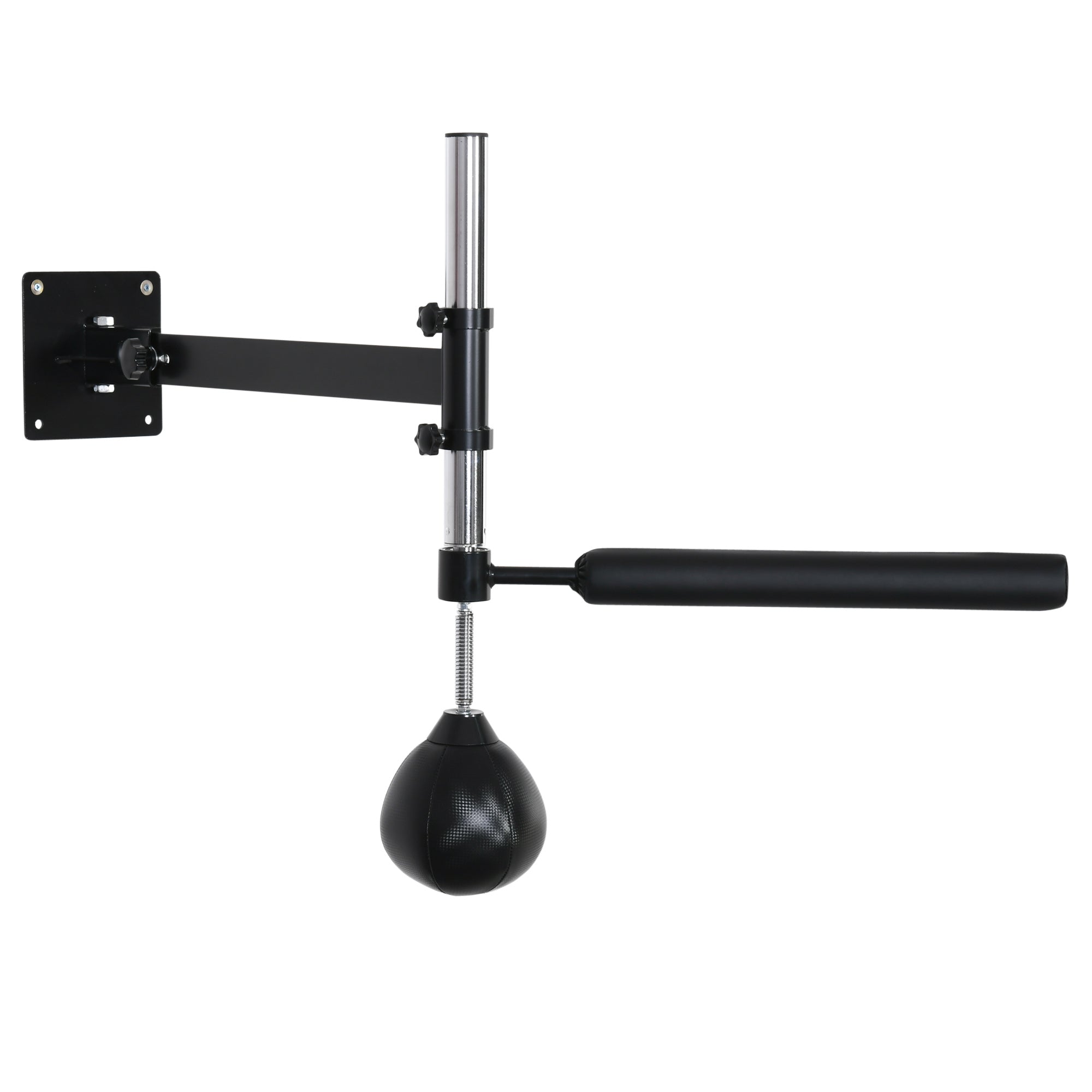 Lightweight Fast-Reflexes Speed Bag Boxing Punching Bag Wall Mount Height Adjustable, MMA, Martial Arts, and Boxing Equipment for Training at Home, Heavy-Duty, 9" H x 7" Dia.