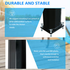 7ft Outdoor Solar Heated Shower with 360 Rotating Shower Head, Foot Shower Faucet, Temperature and Pressure Adjustable, Holds 9.2 Gallons for Backyard Pool