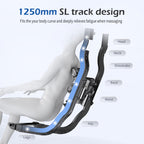 Zero Gravity Massage Chair with Back Heating, 3D Massage Rollers, AI Voice, App Control Dual SL Track Full Body Recliner, Gray