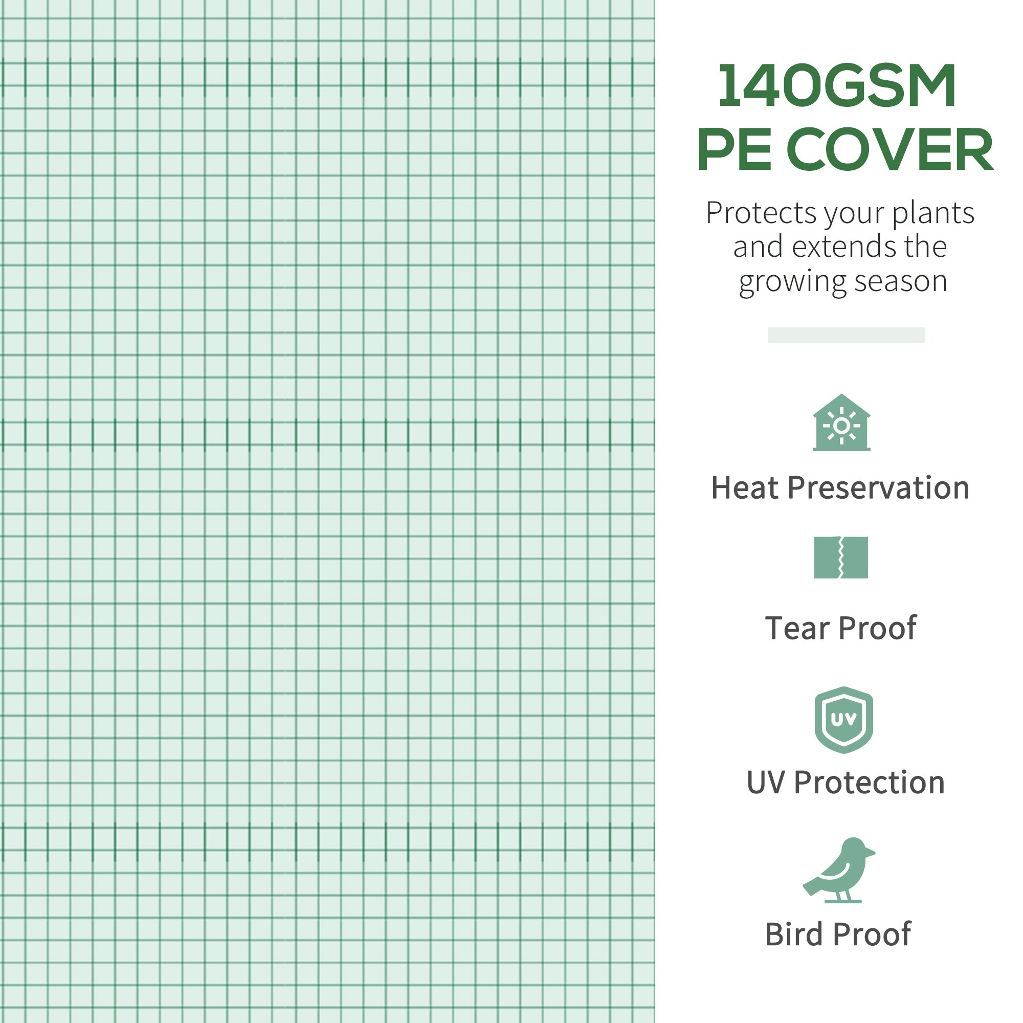 11.5' x 10' x 6.5' Walk-in Tunnel Greenhouse, Green House with Zippered Mesh Door, 7 Mesh Windows & Roll-up Sidewalls, Upgraded Gardening Plant Hot House with Galvanized Steel Hoops, Green