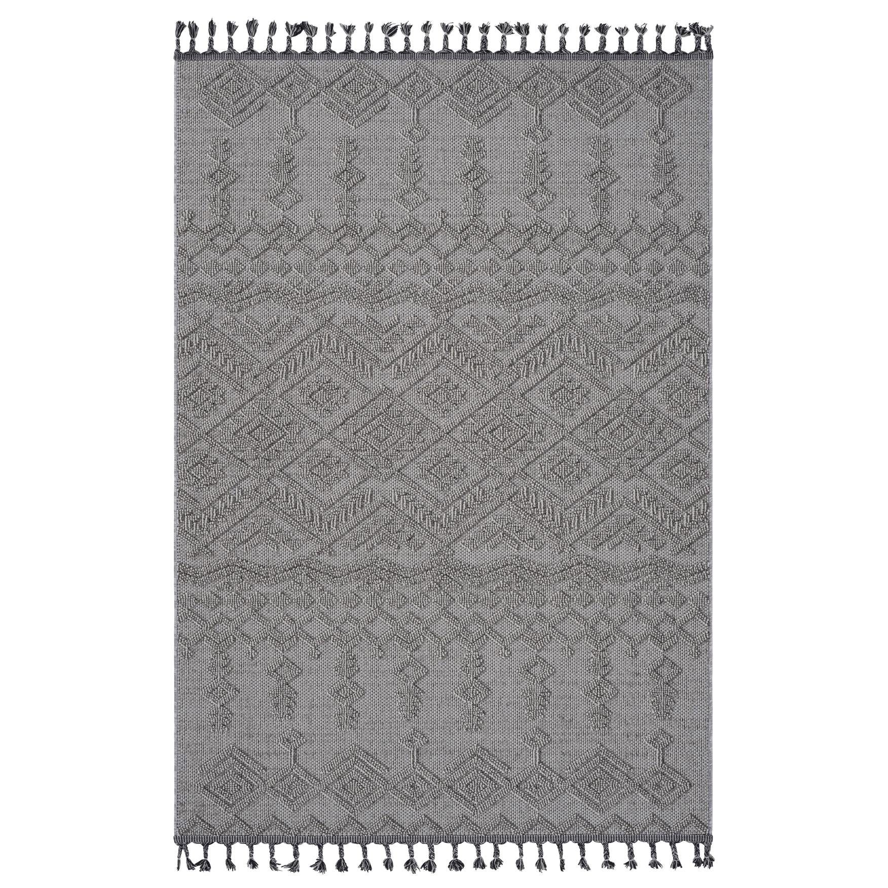 5x7 Indoor Outdoor Stain Resistant Area Rug with Medium Pile, Easy Maintenance, Kid and Pet-Friendly Carpet, 90" L x 63" W x 0.3" H, White