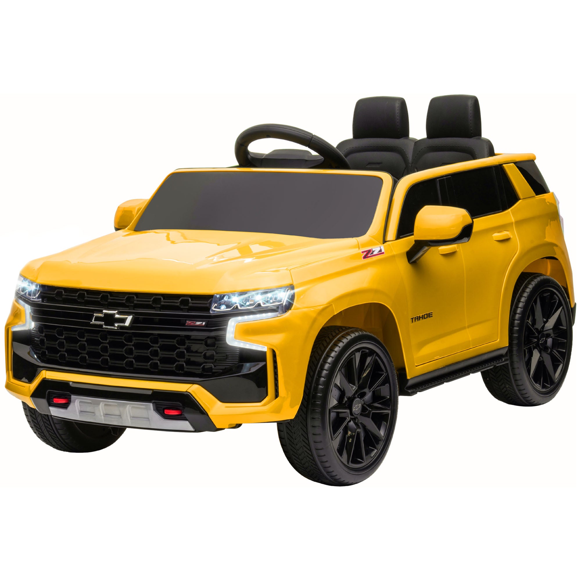 Electric Ride on Car 12V Kids Ride-on Toy, Yellow