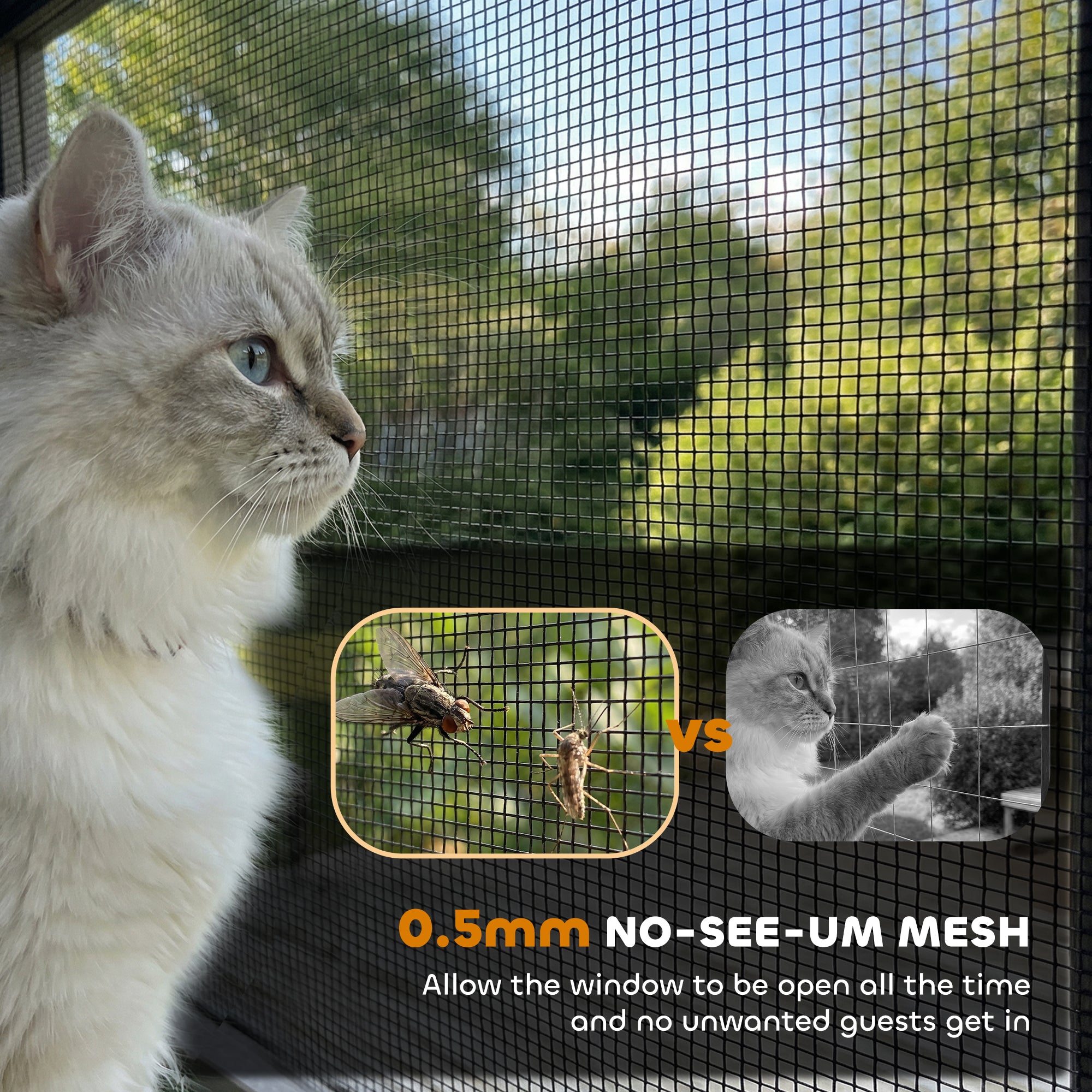 Catio Outdoor Cat Enclosure Outdoor Window Box Cat House with Waterproof Roof 39.4"L Gray