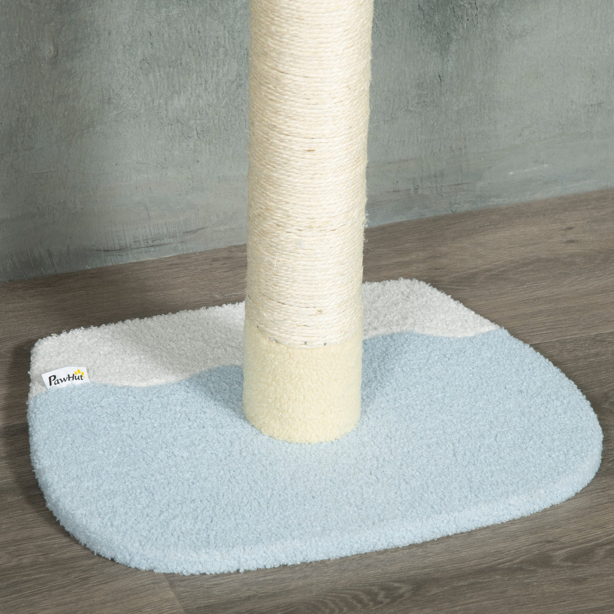 4-Tier Floor to Ceiling Cat Tree Height Adjustable 87 -103 Inch