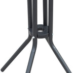 3 Piece Bar Height Outdoor Bistro Set for 2, Charcoal Gray
