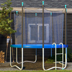 12FT Trampoline Spring Cover, Safety Trampoline Pad Replacement, Waterproof and Tear Resistant, All Weather Trampoline Accessories, No Holes for Pole, Blue