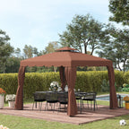 Model 84C-051 or 84C-269 10' x 10' Gazebo Replacement Canopy, Coffee
