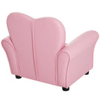 Kids Sofa Toddler Tufted Upholstered Sofa Chair Princess Couch Furniture with Diamond Decoration for Preschool Child, Pink