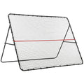 Soccer Rebounder Net, Adjustable and Foldable Multi-Sport Training Bounce Back Net, Target Goal for Soccer Practice and Training, 8.5' x 6.5'