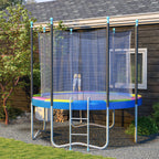 14FT Trampoline Spring Cover, Safety Trampoline Pad Replacement, Waterproof and Tear Resistant, All Weather Trampoline Accessories, No Holes for Pole, Multi Color