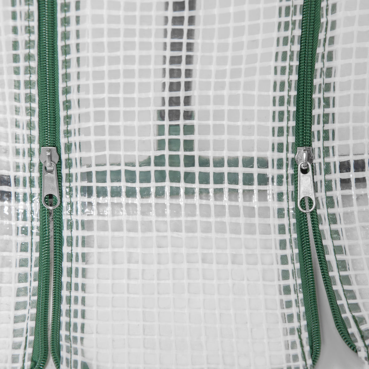 Portable Mini Greenhouse, Outdoor Garden with Large Zipper Doors and Water/UV PE Cover, 5.9' x 3' x 3', White