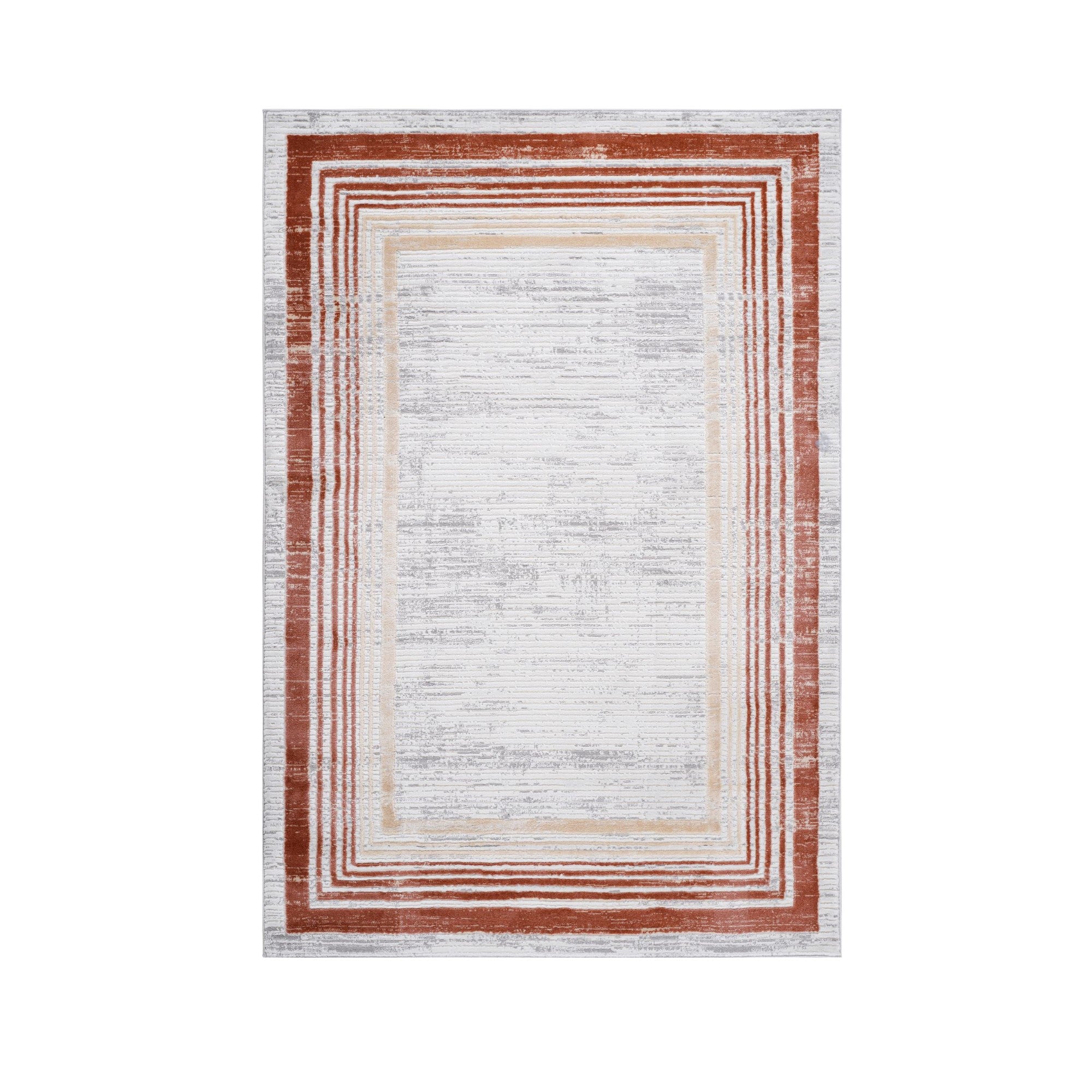 Naar 2x3 Stain-Resistant Area Rug with Cotton Backing, Medium Pile Height, Stylish Kid and Pet-Friendly Carpet, 36" L x 24" W x 0.35" H, Brown