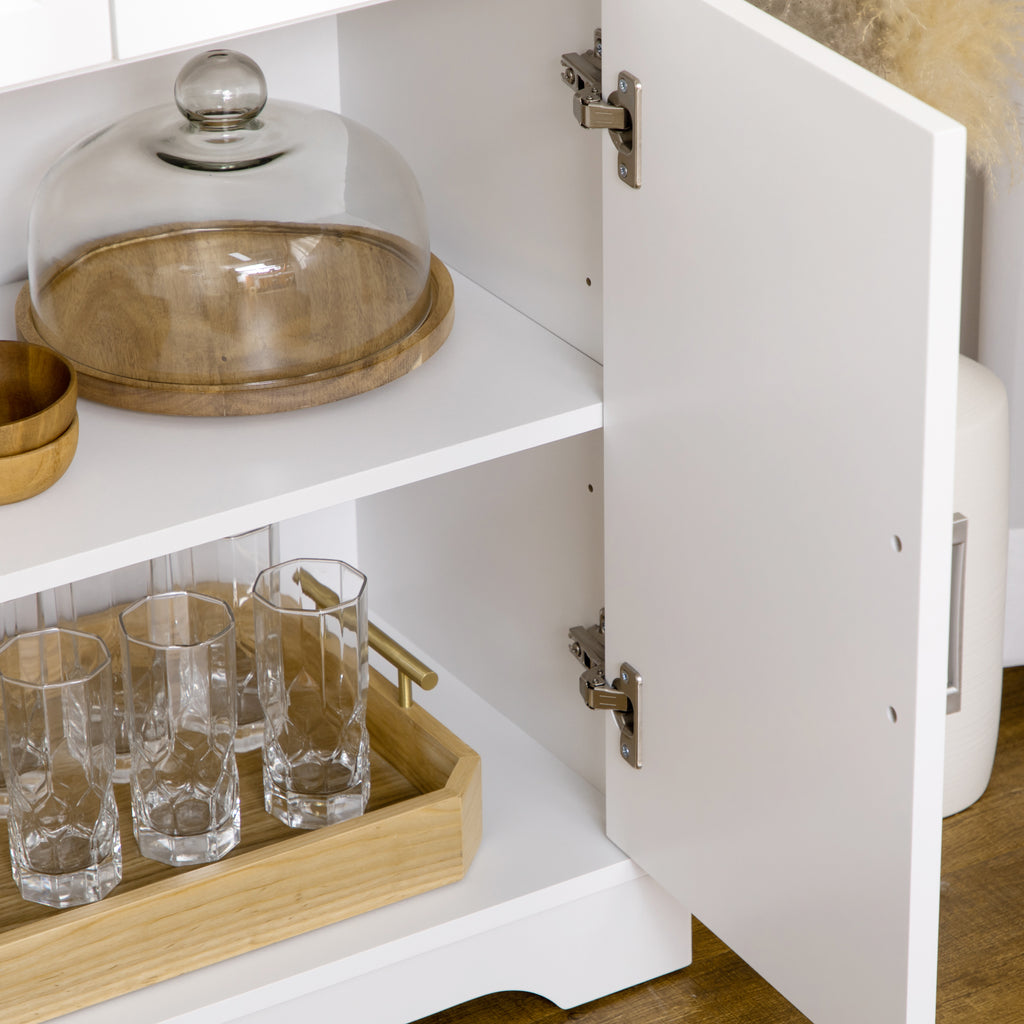 Modern Kitchen Sideboard Buffet Cabinet with Storage, Kitchen Island Dining Room Cabinet Living Room Furniture