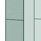 Walk-in Crop Cage, Plant Protectors from Animals with Roll Up Zippered Door, 3.9' x 3.9' x 5.9', Dark Green