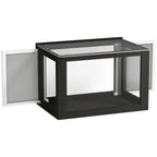 Catio Outdoor Cat Enclosure 25"–41" Outdoor Cat House for Sunbathing, Napping & Overlooking