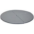 Pole Dance Mat, 2"T x 5'W Folding Pole Crash Mat for Home, Lightweight and Foldable, Gray