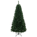 7.5 ft Artificial Christmas Tree, Norway Spruce Tree, Hinged Xmas Tree with Metal Stand