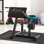 2-In-1 Bicep Preacher Curl Bench Bicep Curl Machine with Adjustable Seat and Elbow Cushion, for Home Gym Workout