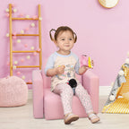 2-in-1 Convertible Table and Chair Set for Boys Girls for Boys Girls, Pink