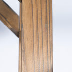 85" Wooden Garden Arbor for Wedding and Ceremony, Outdoor Garden Arch Trellis for Climbing Vines - Carbonized