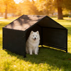 Dog Shade Shelter Outdoor, Dog House Outside with Canopy, Pet Tent for Small Medium Large Breeds