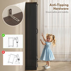 71" Pantry Cabinet, Kitchen Storage Cabinet with Adjustable Shelves, Barn Doors and Drawer for Dining Room, Black