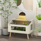 30 Gallon Reptile Tank, Top Opening Reptile Enclosure with Glass Windows for Snakes, Lizards Horned Frogs & Chameleons