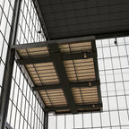 Weld Wire Catio Outdoor Indoor with Waterproof Cover, 4 Jumping Platforms, Hammock, for 1-3 Kittens, 69" x 22" x 62"