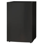 4.5 Cu.Ft Mini Fridge, Single Door Refrigerator with Freezer, Wheels, Adjustable Thermostat, Reversible Door, Black