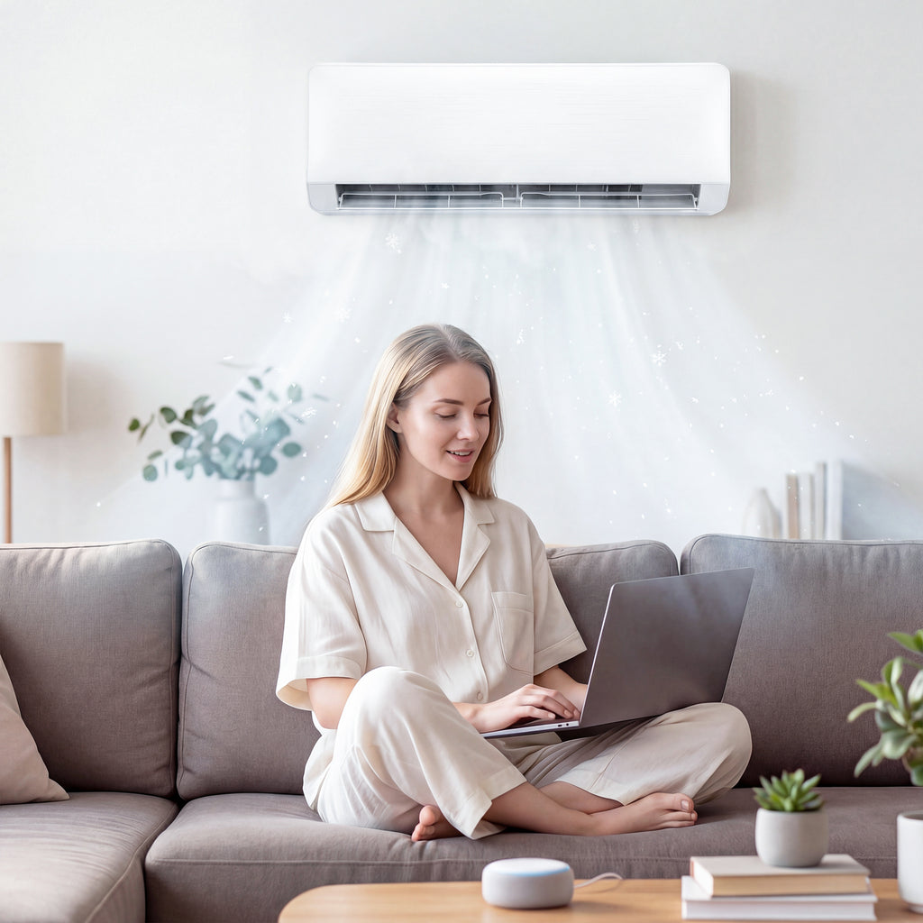 12000 BTU Mini Split Air Conditioner, 22 SEER2 115V WIFI Enabled Inverter AC Unit Cools up to 750 Sq.Ft
