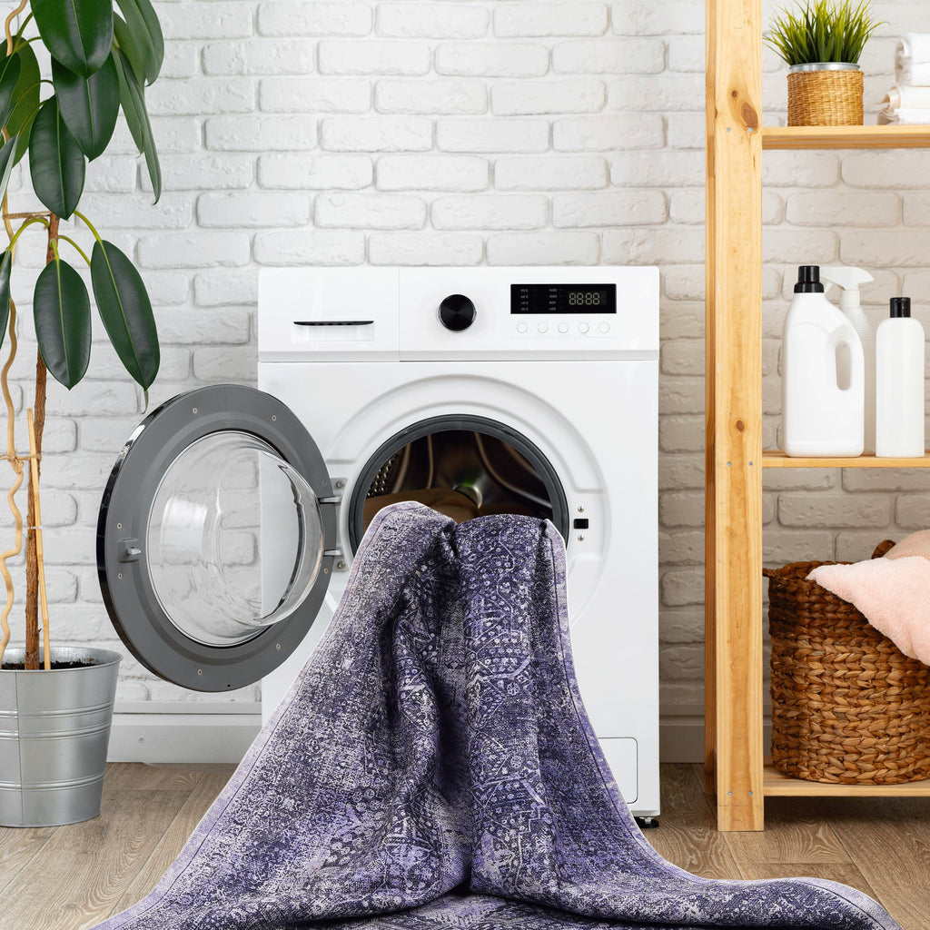2x3 Low-Pile Non-Slip Non-Shedding Machine Washable Area Rug, Kid and Pet Friendly, Foldable Doormat for Bedroom, Bathroom, Anthracite