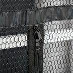 79"H Cat House Kitten Enclosure Mesh Playpen Steel Frame with 3 Platforms, 2 Doors and 4 Sandbags for Stability, Indoor/Outdoor
