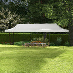 9.5' x 28' Pop Up Canopy Tent, Instant Tent for Parties, Height Adjustable, with Carry Bag and Sand Bags