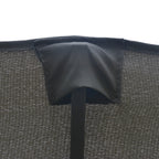 Patio Umbrella 15' Steel Rectangular Outdoor Double Sided Market with base, UV Sun Protection & Easy Crank for Deck Pool Patio Dark Gray