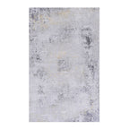 6x9 Non-Slip Machine Washable Area Rug with Low-Pile, Non-Shedding Kid and Pet Friendly Carpet, 72" L x 108" W x 0.15" H, Gray