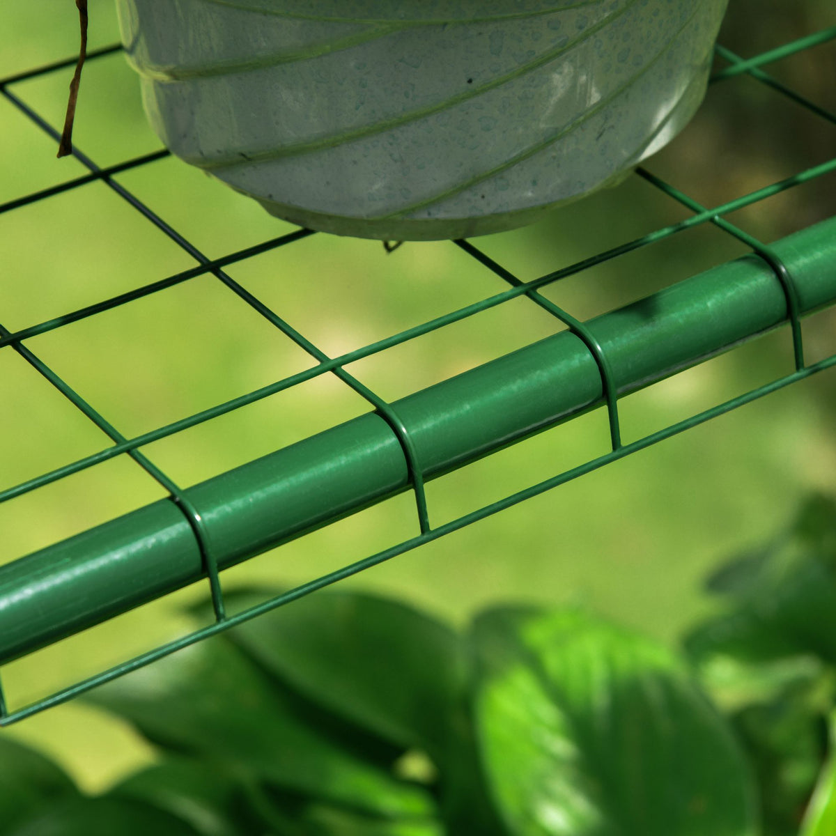 5' x 5' x 6' Mini Walk-in Greenhouse Kit, Portable Green House with 3 Tier Shelves, Roll-Up Door, and Weatherized Plastic Cover for Backyard Garden, Clear