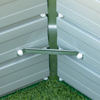 40'' Hexagon Raised Garden Bed, Outdoor Metal Planter Box with Gloves, for Backyard, Patio to Grow Vegetables, Herbs, and Flowers, Green
