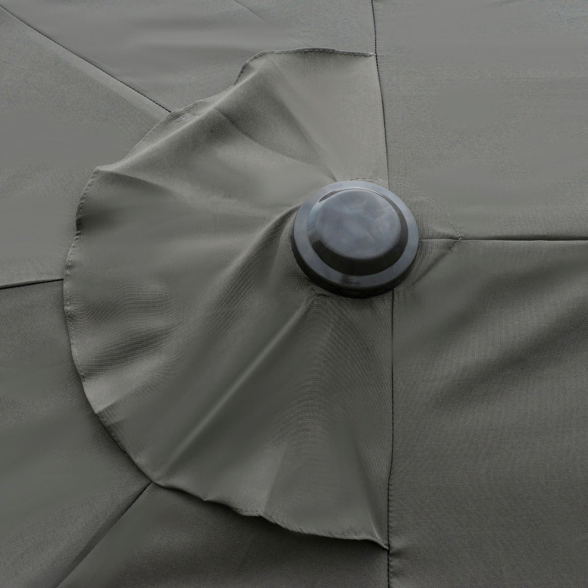 Patio Umbrella 15' Steel Rectangular Outdoor Double Sided Market with base, UV Sun Protection & Easy Crank for Deck Pool Patio Dark Gray