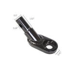 BikeTrailer Hitch, Steel Type 'B' Bicycle Trailer, Powder Coating, Durable and Sturdy, Cargo Hitch Coupler, for Cargo, Child and Pet Trailers, Black