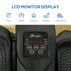 Under Desk Elliptical Exercise Machine, Powered Ellipse Leg Exerciser, Mini Rehabilitation Bike with Adjustable Speed, Remote & LCD Display for Home & Office