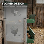 Chicken Nesting Boxes, 6 Compartment Steel Nesting Boxes for Chickens, Wall Mount Egg Laying Boxes with Vented Holes