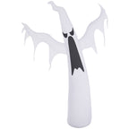 6' Tall Halloween Inflatables Outdoor Decorations White Ghost, Light Up Blow Up Yard Decor with LED Light and Fan Indoor Outdoor for Garden, Lawn, Party, Holiday