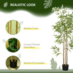 6ft Artificial Tree, Indoor Fake Bamboo with Pot, for Home Office Living Room Decor