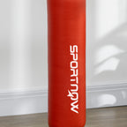 4.6'-6.7' Speed Bag Boxing Bag Stand, Reflex Bag Boxing Training Equipment, Speed Punching Bag, Red