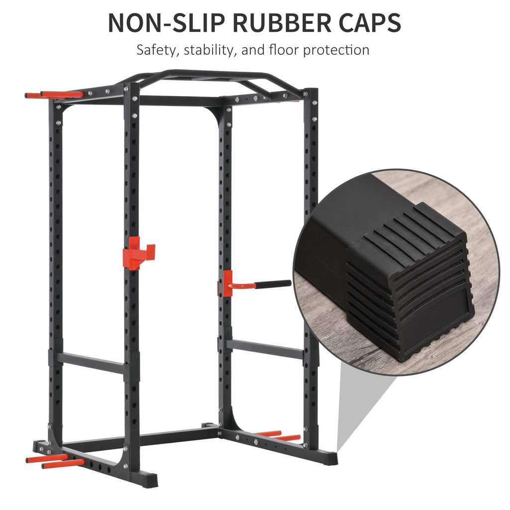 Power Tower Pull Up Bar Squat Rack Power Cage At Home Workout Equipment,Upper Body Strength Training Equipment
