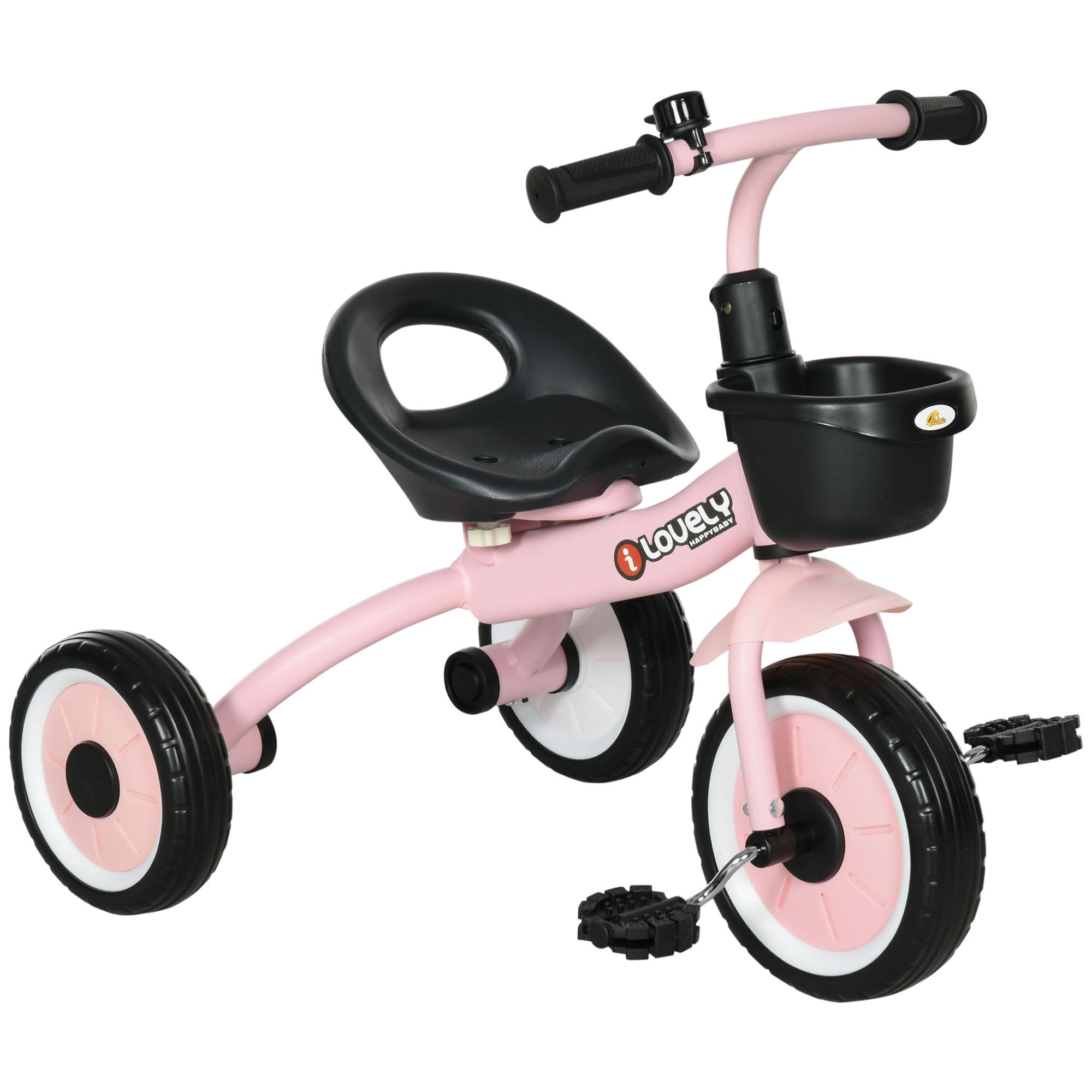 Tricycle for Kids Age 2-5, Toddler Bike for Children, Pink