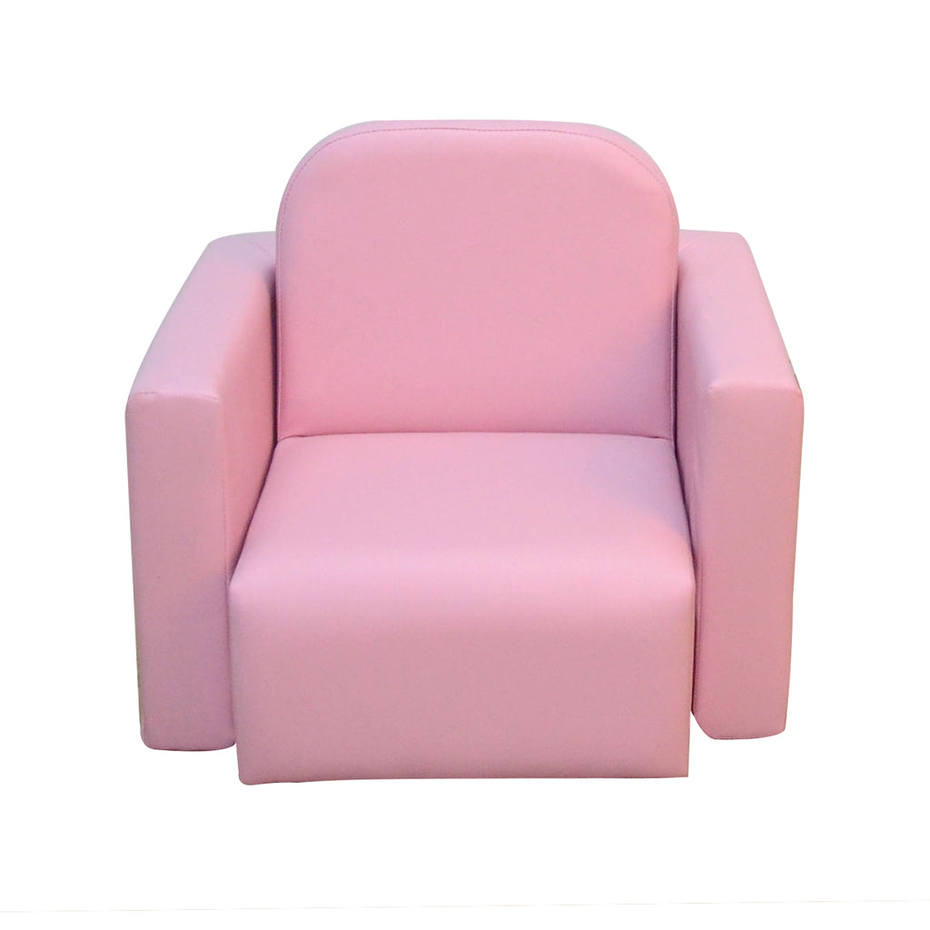 2-in-1 Convertible Table and Chair Set for Boys Girls for Boys Girls, Pink