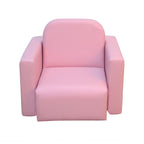 2-in-1 Convertible Table and Chair Set for Boys Girls for Boys Girls, Pink